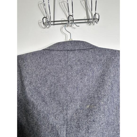 J Lindberg Blazer Size 42 Gray Wool Blend Hopper Soft Tweed Slim Fit Preppy - Picture 6 of 9